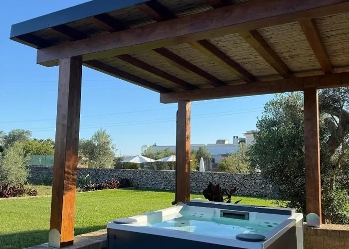 Elisabetta Con Idromassaggio E Area Piscina Villa Gallipoli